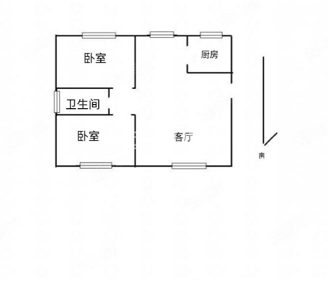 户型方正南北通透带有休闲设施齐全采光通风好十分适合居住业主心态