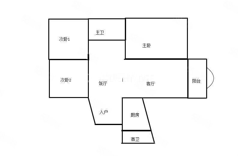 【10图】回兴精装三房,户型方正,交通便利,装修好,万福花园-重庆58