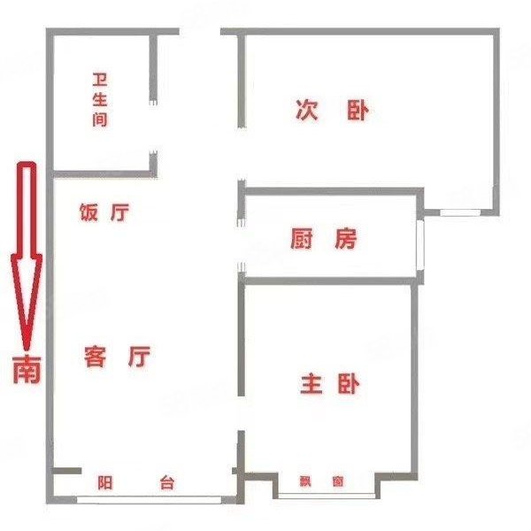 通州京铁潞园84平大两居首付140外地人现购