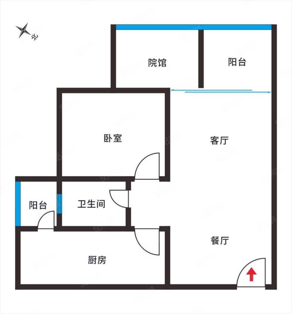 水岸国际a区清水房 好楼层视野广