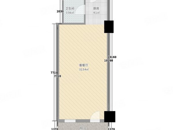 近中医院增城广场步行仅400米距离单间一房一厅均可选择