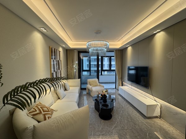 真图实拍_押一付一_阳光城檀悦_奶油风全屋定制_拎包入住