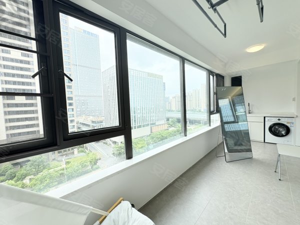可月付苏式园林小区建发郡和府1步1景横厅落地窗全屋定制采光好