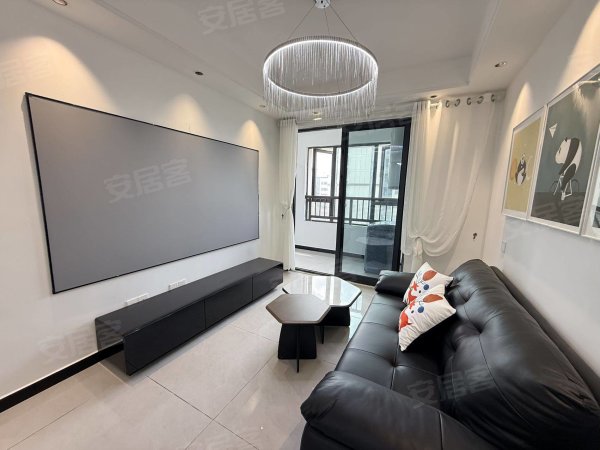 湖畔书香精装两房_可短租可月付_停车免费_近地铁_近方圆荟