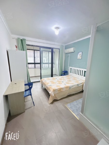 新店雅苑单间带阳台独立卫独立洗衣机付一押一无中介拎包入住可短