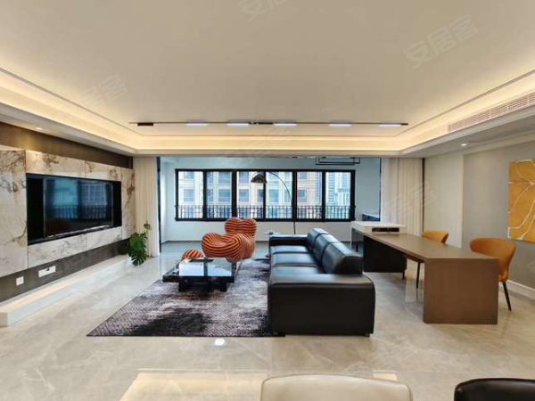 新上兰园洋房四房三卫出租,大横厅_住家办公好房,拎包入住