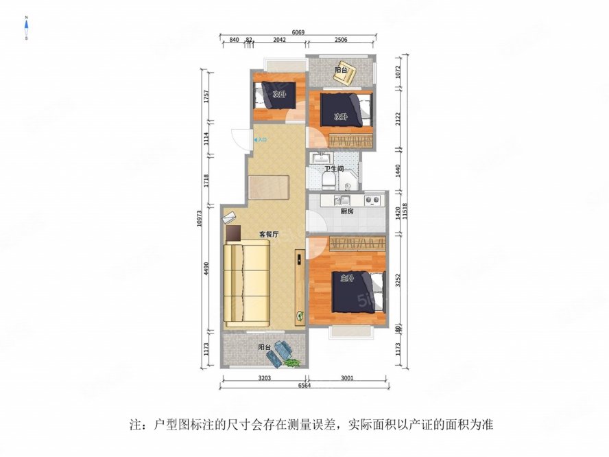 蠡湖边上的明珠吉宝澜岸铭邸小三房精装全新万象城附近