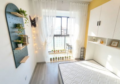 华邦世茂城_月付_可短租_银泰城泰百货（蔚蓝商务港）拎包入住
