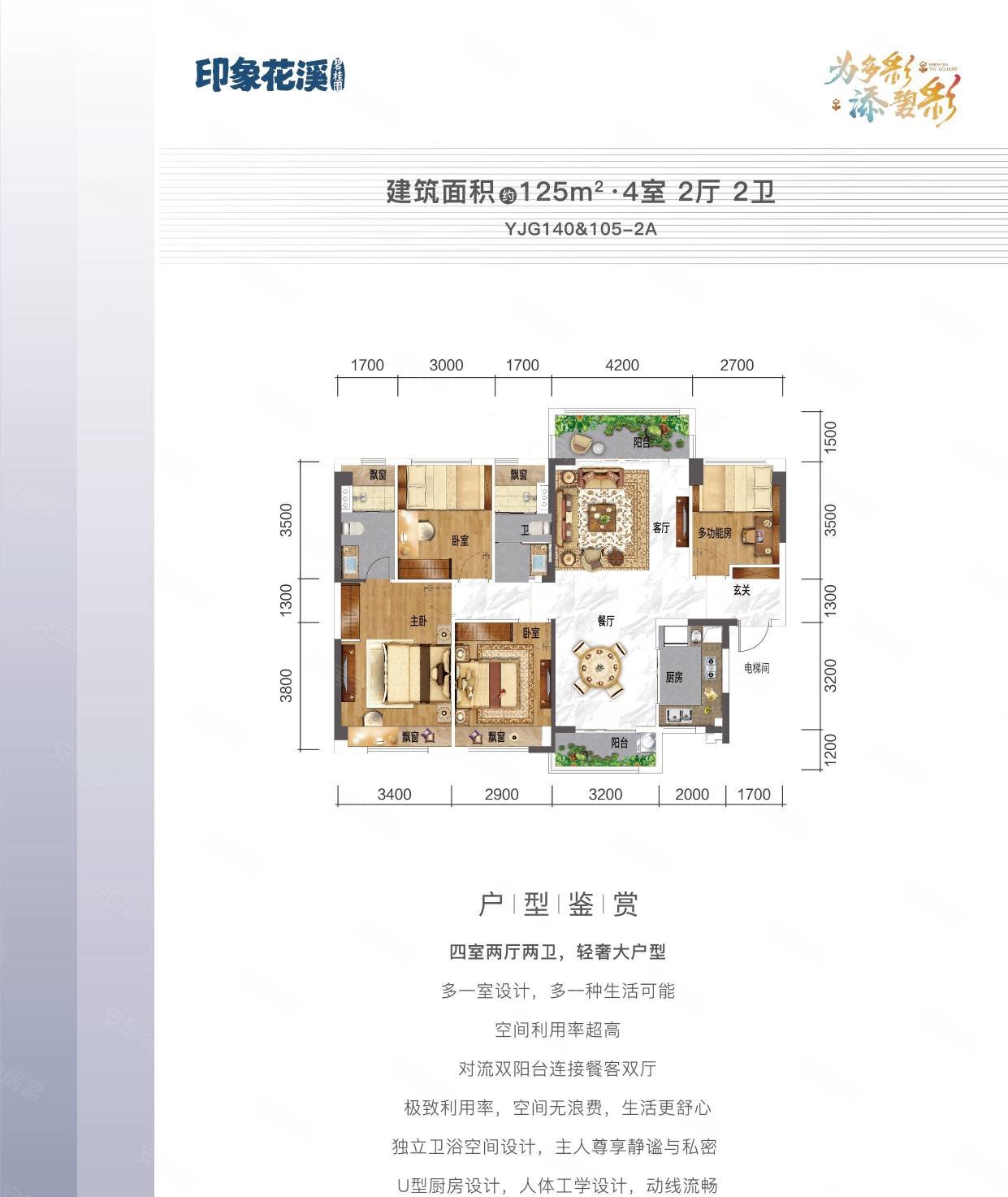 碧桂园印象花溪107平精装三室两厅单价7500年底入住