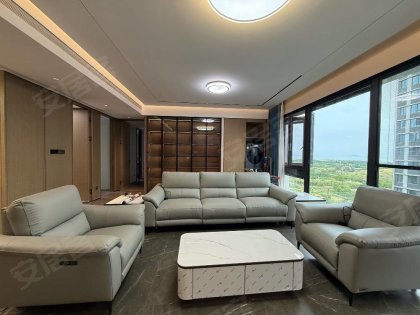 华润望云高端品质小区湖景房_景观巢湖一线湖景_落地窗随时看房