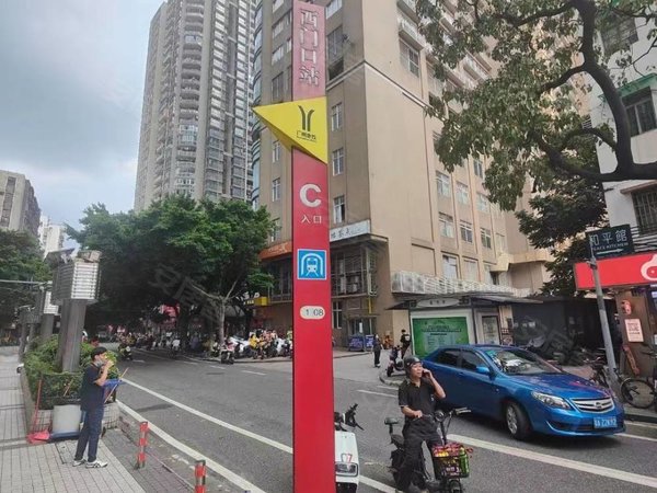 广州越秀西门口海珠中路小区西门口 海珠中路 两房一厅 厅出阳台 光线