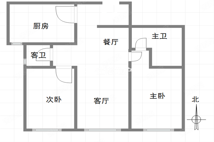 大都会天汇雅苑 低楼层 两室 带 私产过两年 采光无遮挡