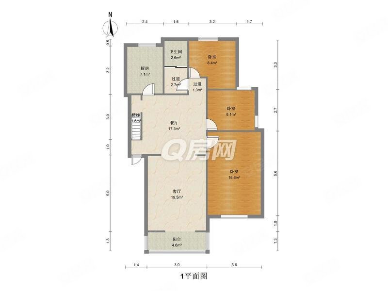 115平 精装修 楼层好,琥珀中村二手房,225万,5室2厅,2卫,115平米-合肥