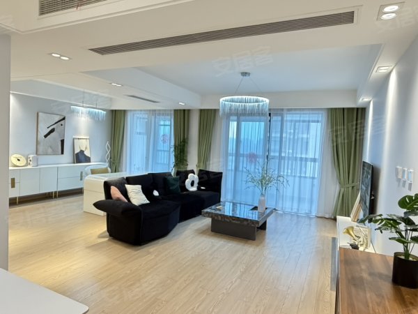 租客到期已搬走。大横厅_全屋定制_拎包即住_随时看房