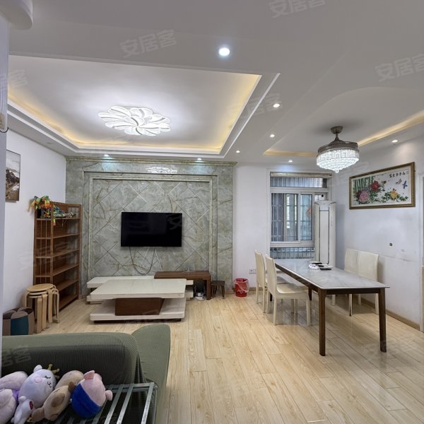门口秋浦河路，实拍自住精装两房，铂金汉宫，采光很好
