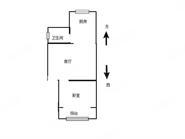 户型一室一厅一厨一卫一阳台>5.装修精装修>6.