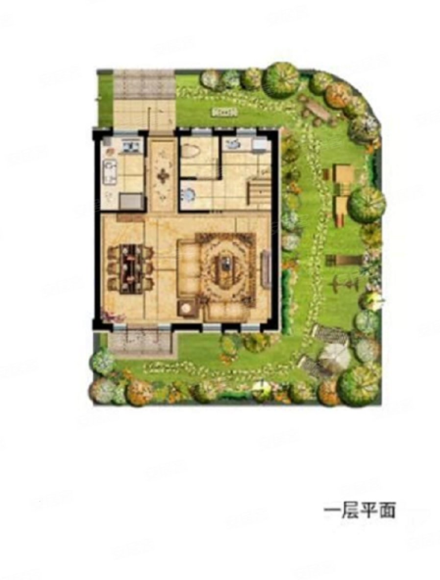 君塘名筑(别墅)4室2厅4卫137㎡南北150万