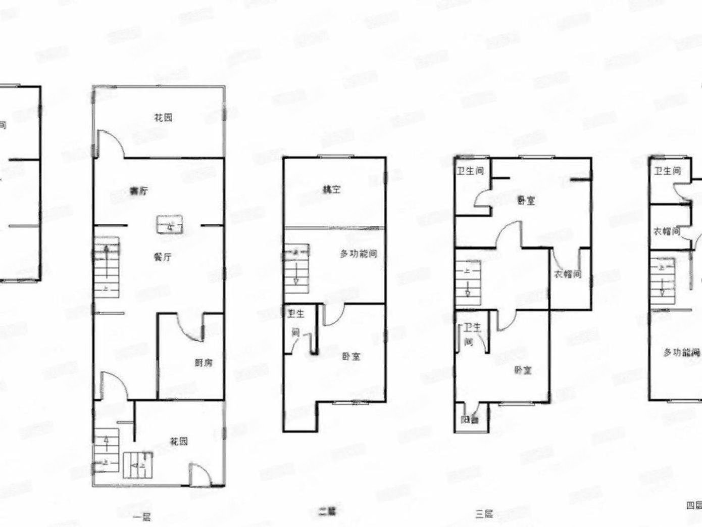 佳兆业天玺(别墅)6室3厅4卫322㎡南北1300万