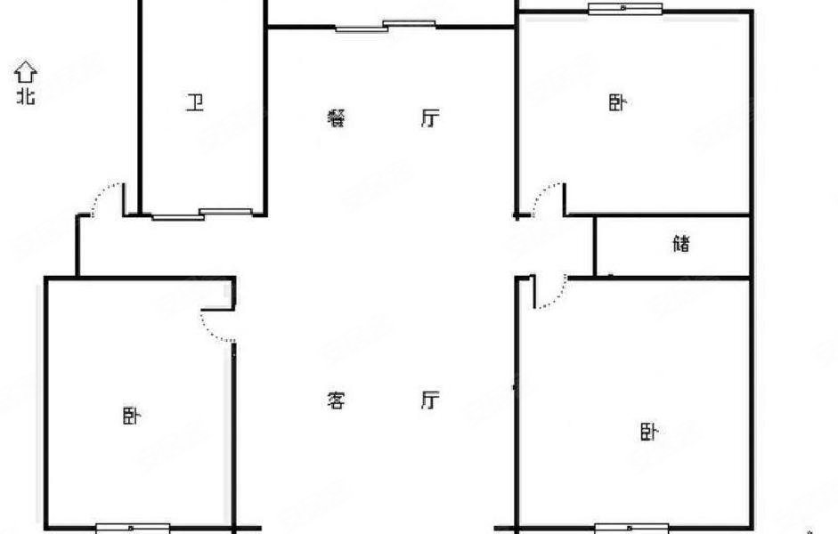 可随时看房,兴都花园85号二手房,112万,3室2厅,1卫,103平米-南京安居