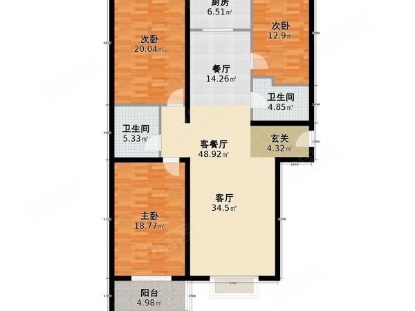 康营四期精装两居室免中介费免取暖费1415号线孙河地铁站