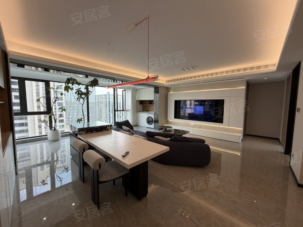 建发美的珺和府豪装大平层转角落地窗_全屋高端定制随时看房