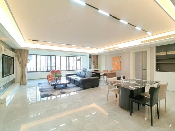 合肥顶端绿城打造！兰园170平洋房大横厅急租适合住家办工接待