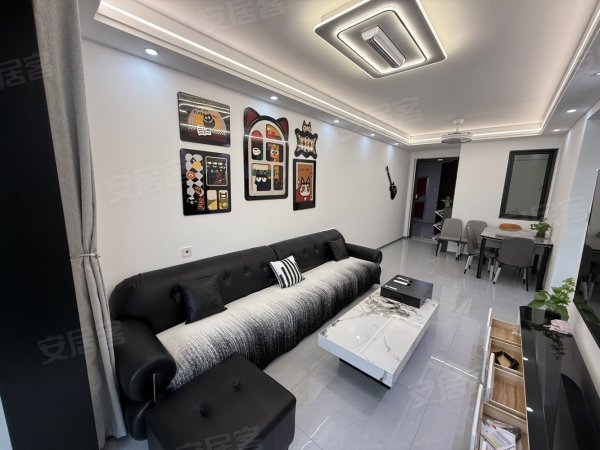 急租湖畔书香(东区)2室2厅1卫南北通透可以月付短租拎包入住