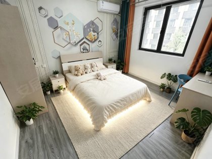 刚出舒适感合租主卧_可月付押一付一出门地铁口小吃街