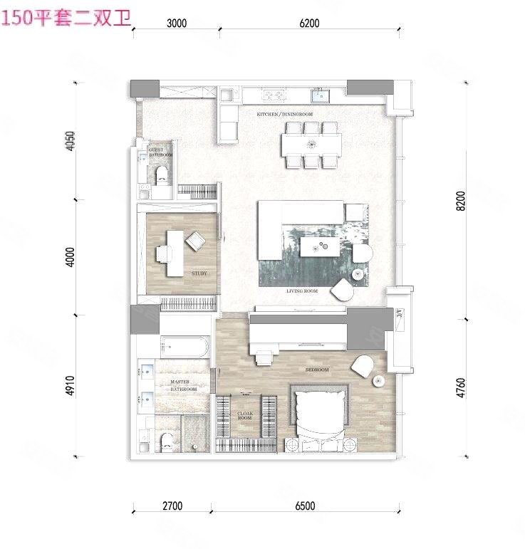 jrfantasia花漾锦江二手房,330万,4室2厅,3卫,110平米-成都安居客