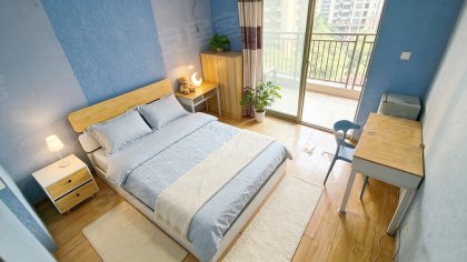 独立卫浴独立阳台！随时看房！实体实墙隔音棉！省博物院地铁口