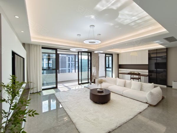 稀！缺_大横厅户型_建发珺和府全屋定制_轻奢原木风_可月付