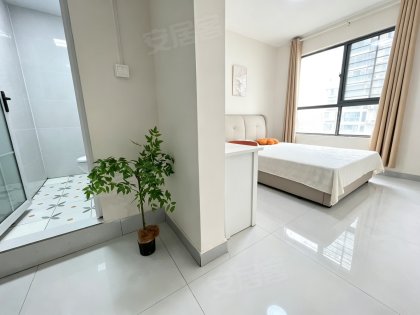 户型方正丨漂亮房间丨实拍丨可月付丨可短租丨利港丨紫庐丨方圆荟