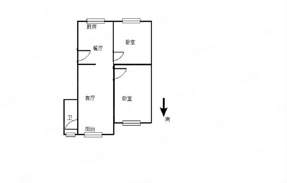 南北通透119平黎明路17号院可改三房或四房急售