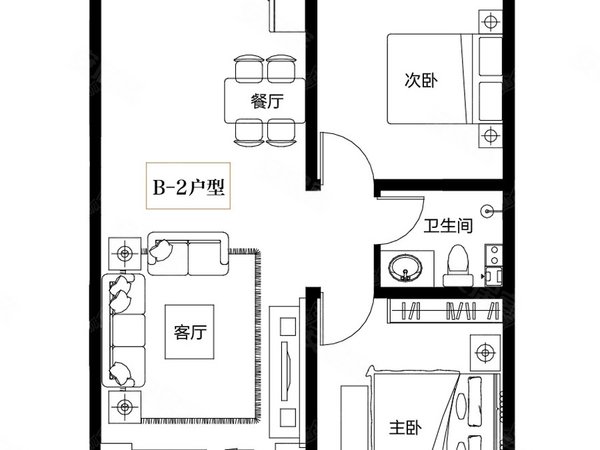 友谊医院家属院双气家具家电齐全楼层采光好两室一厅