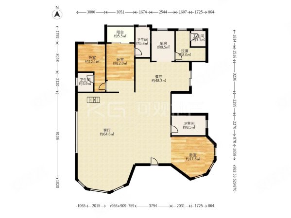 璟湾二十八玺独栋带大花园有地下室毛坯