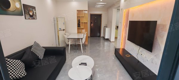 生态公园旁_家天下一期_全新精装修_两室两厅_拎包入住