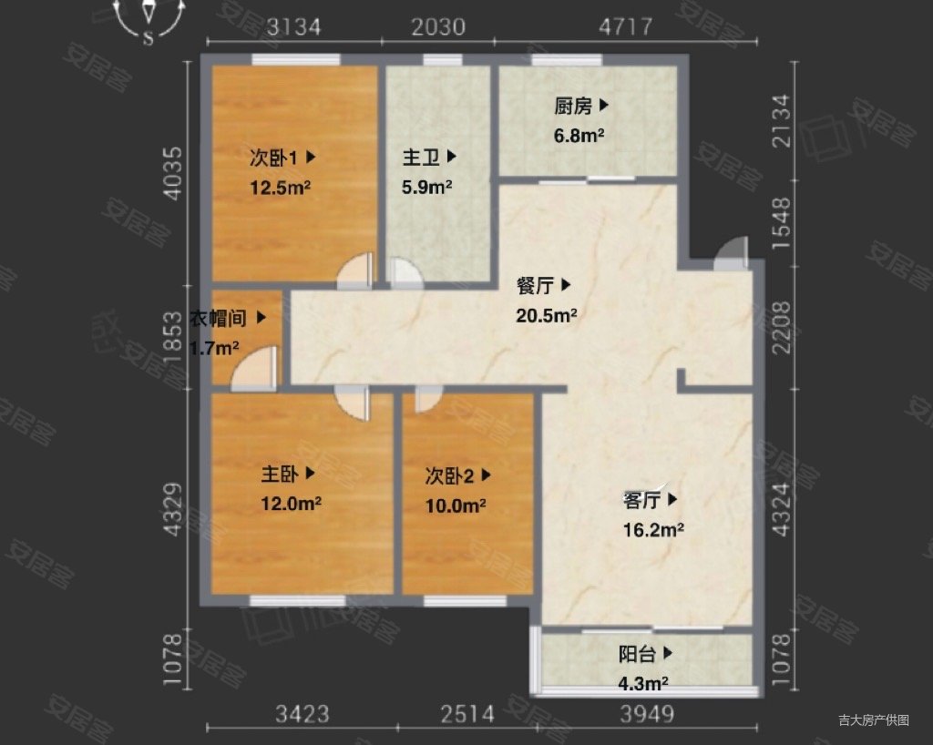 琥珀中村二手房,235万,3室2厅,1卫,117平米-合肥安居客