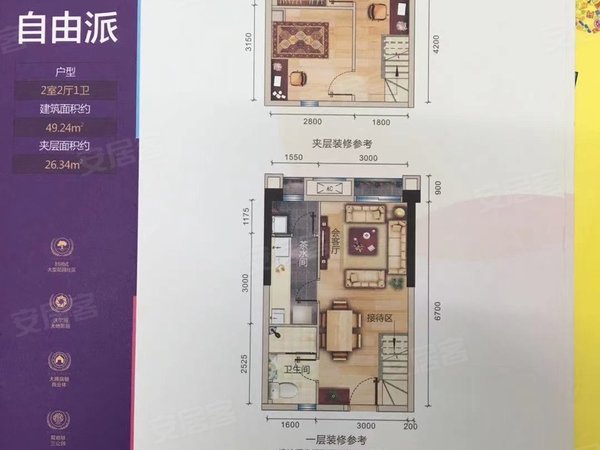 佛山南海金沙洲万益广场万益广场新楼盘两房出租2900,精装修,看房方便