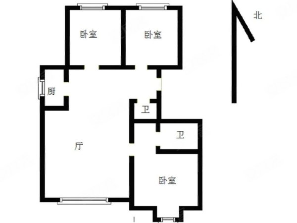 华润橡树珑湾 水映兰庭 3室1厅1卫 配套齐全 近医院,顺义租房-北京58