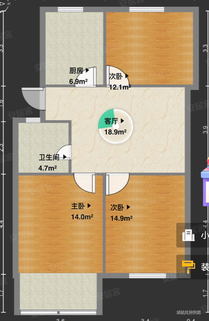 花东二村(a区)二手房,120万,3室2厅,1卫,92平米-常州安居客