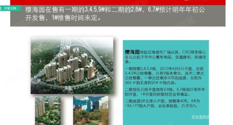 cbd泛海国际樱海园四房2厅525万毛坯老证诚心出售