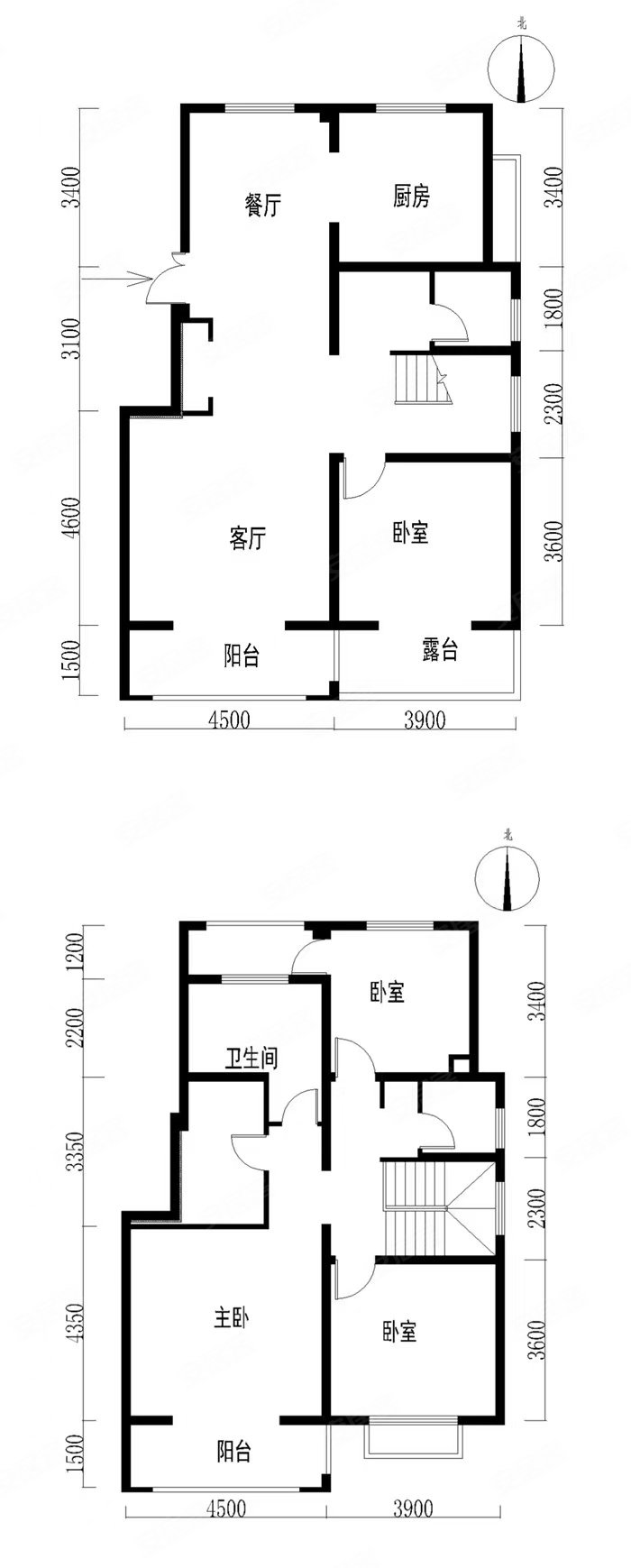 中凯龙湖领墅(别墅)5室3厅4卫276㎡南北429万