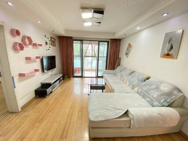 和地蓝湾_地铁口_俩室住家装修_后街金中环广场_家具家电齐全