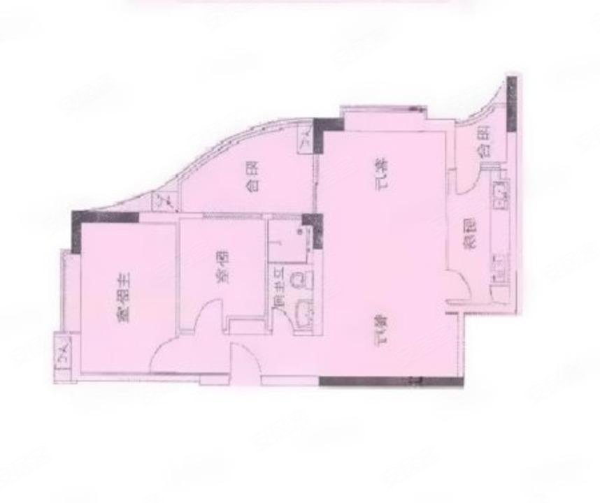 江畔华庭二手房,650万,2室2厅,1卫,87.6平米-广州安居客