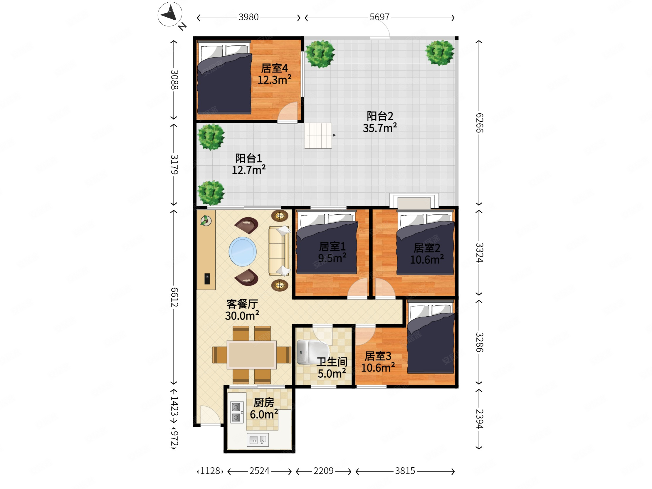 南区新上一楼带花园满五年业主诚心出售近地铁住户素质高
