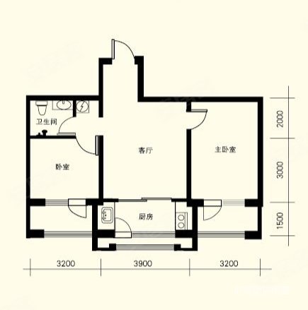 60平方两室一厅设计图,60平米两室一厅设计图 精装修电梯房中盛一带山河60平房东急置换诚意买房