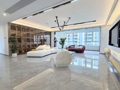 真图实拍_可月付_220平_大平层大横厅_全屋定制_可直播