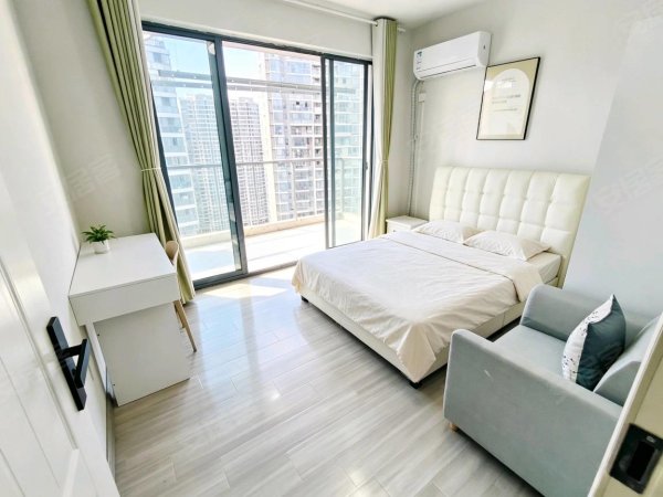 3室合租的阳台房_走路即到紫庐利港_回来能上网做饭_人少干净