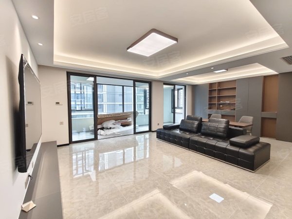 一梯一户大横厅_建发珺和府三房_全屋定制衣柜自住装修_随时看