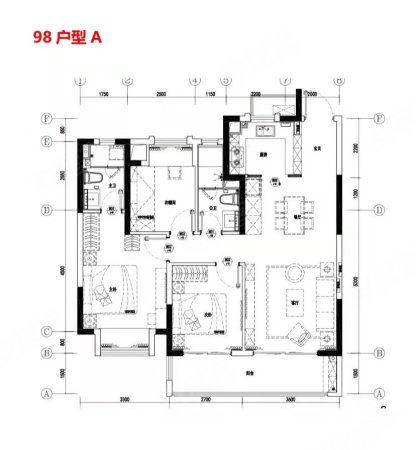 送车位,随时看房,万科公园大道(昆山)二手房,175万,3室2厅,2卫,97.